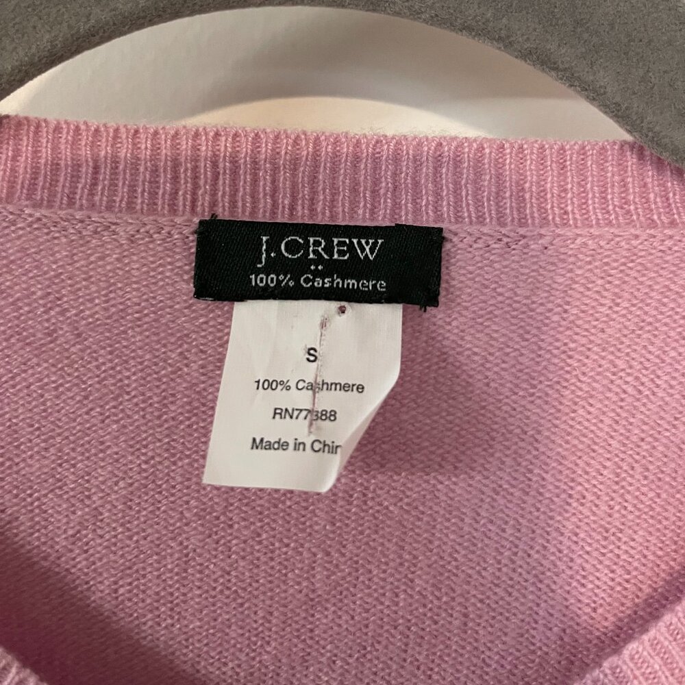 J Crew Light Pink 100% Cashmere